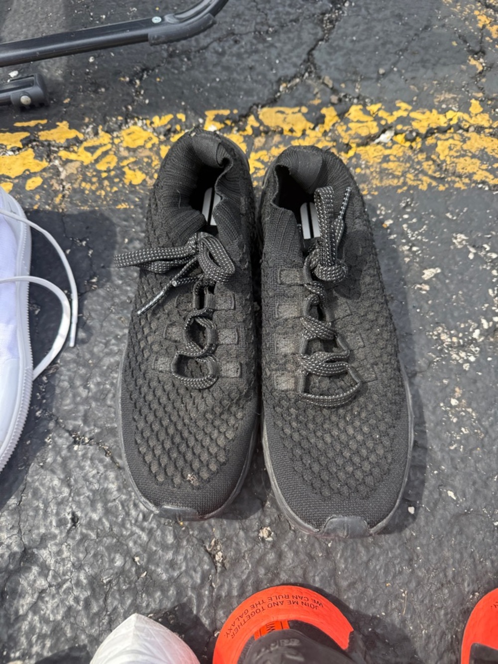 NOBULL Men's Black Knit Training Sneakers